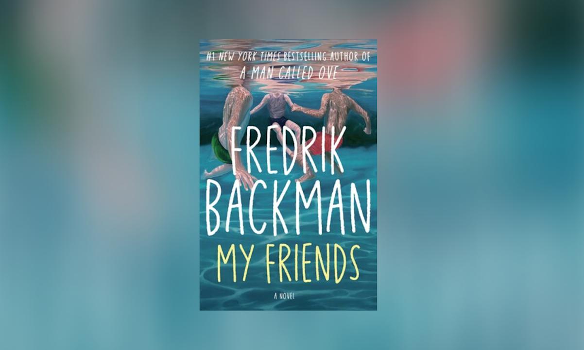 My Friends book cover featuring people in a pool 
