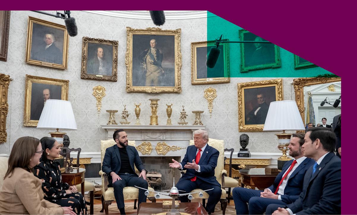 President Nayib Bukele and President Donald Trump 