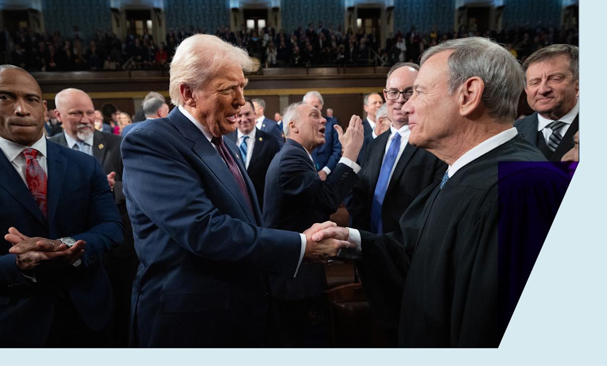 Trump and Roberts 