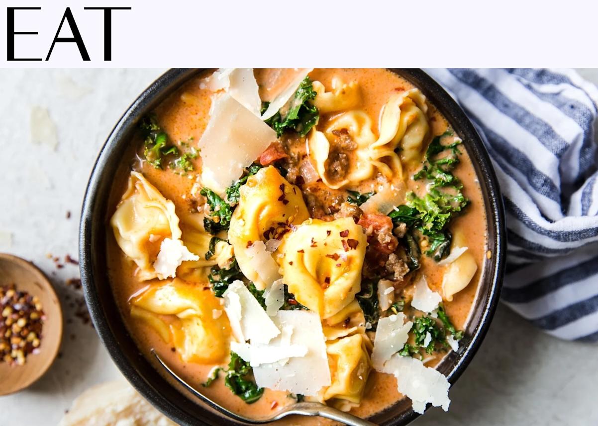 EAT: The Modern Proper’s Tortellini Soup with Italian Sausage and Kale