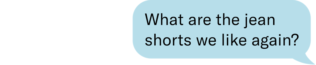 What are the jean shorts we like again?