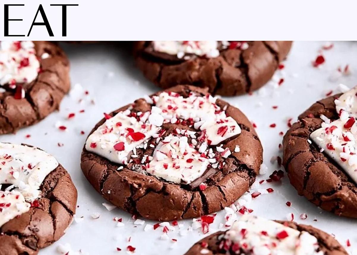 EAT: Tutti Dolci’s Peppermint Bark Brownie Cookies