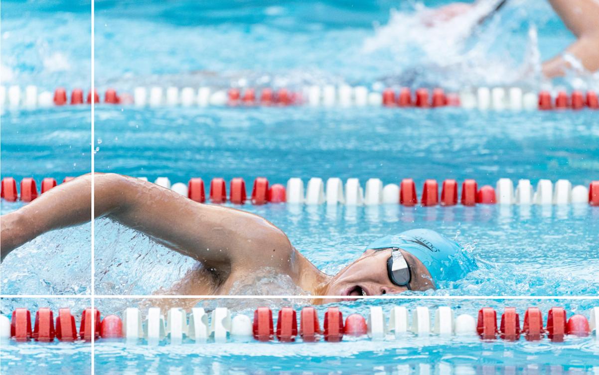 swimmer in water