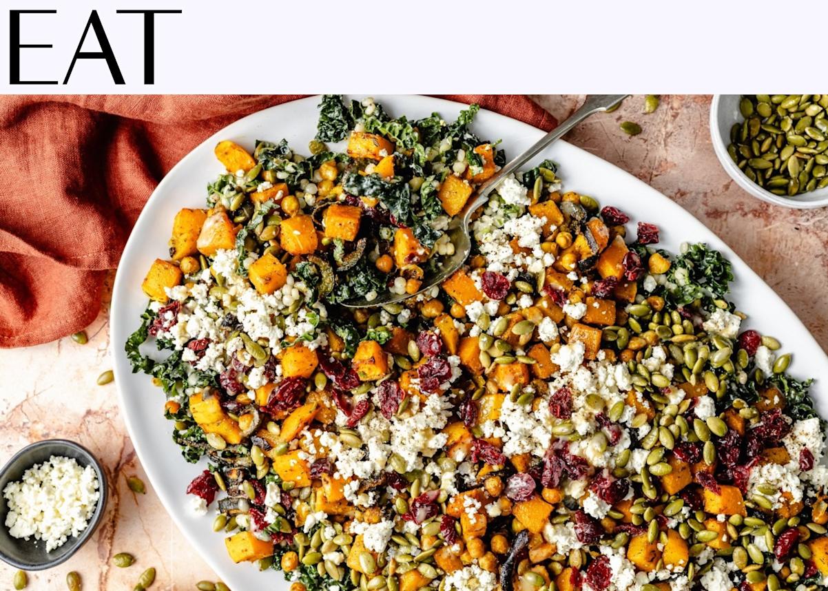 EAT: Ambitious Kitchen’s Warm Roasted Vegetable Harvest Couscous Salad