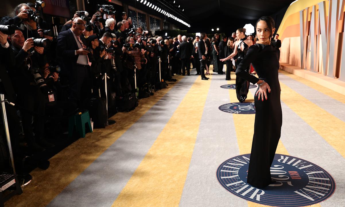 Zoë Kravitz on the red carpet