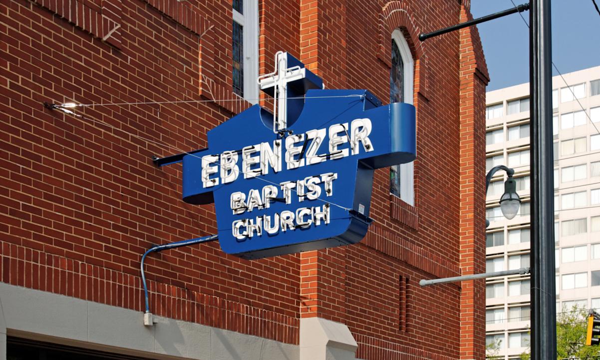 the Ebenezer Baptist Church