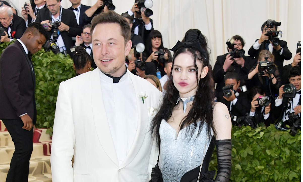 Elon Musk and Grimes 